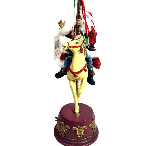 Clothtique Possible Dreams “Christmas Carousel” Music Box Figure - Picture 6 of 10
